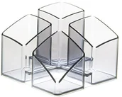 Przyborniki na biurko - Han HAN 17450-26 SCALA organizer na biuro, 4 przegródki i stojak na wizytówki 17450-24 - miniaturka - grafika 1