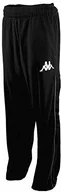 Spodnie sportowe męskie - Kappa Unisex spodnie sportowe dla dorosłych czarny czarny S 302DRH0 - miniaturka - grafika 1