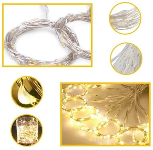 maclean Maclean Kurtyna LED 3x3m MCE413 MCE413 - Żarówki LED - miniaturka - grafika 3