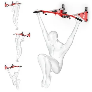 K-SPORT Drążek do ćwiczeń podciągania ścienny KSH050 - Poręcze i drążki do podciągania - miniaturka - grafika 2