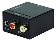 Adaptery i przejściówki - LogiLink logililogilink ca0102 wtyczka i Toslink analogowe L/R przeniesień konwerter plików audio, elektromagnetyczne wolne od szumów czarnym NK wtyczka i Toslink Analog, czarny CA0101 - miniaturka - grafika 1