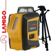 Sprzęt geodezyjny - LAMIGO Laser liniowy Cross 3.2 Statyw aluminiowy 1,4m - miniaturka - grafika 1