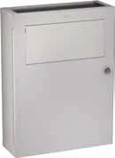 Kosze na śmieci - Franke Kosz naścienny na wkładki higieniczne RODAN 6L RODX612 - miniaturka - grafika 1