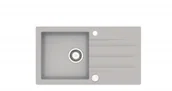 Zlewozmywaki - AXIS Zlewozmywak granitowy MOJITO 40 szary (59) mojito40sz - miniaturka - grafika 1