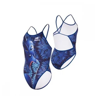 ZEROD ZEROD strój kąpielowy jednoczęściowy ONE PIECE RABENMAN MERMAID BLUE - Stroje kąpielowe - miniaturka - grafika 5