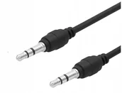 Złącza, przejściówki, adaptery - Kabel Aux Mini Jack 3,5mm Męski M/M 3 metry Stereo - miniaturka - grafika 1