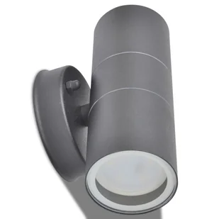 vidaXL Lampy ścienne zewnętrzne 2 szt., stal nierdzewna, góra i dół - Lampy ścienne - miniaturka - grafika 11