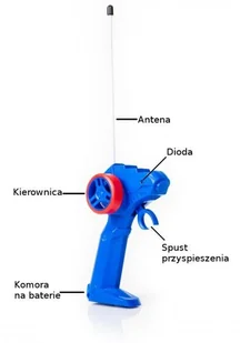 NQD 4WD Rock Crawler 1:18 2.4Ghz - Niebieski - Modele zdalnie sterowane - miniaturka - grafika 5