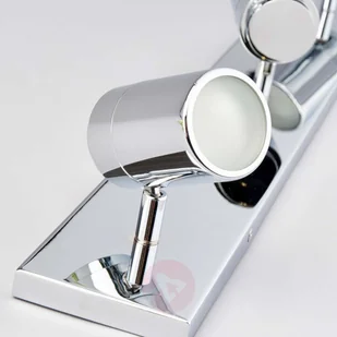 Lindby Nowoczesna 3-lampowa lampa łazienkowa chrom IP44 - Dejan - Lampy sufitowe - miniaturka - grafika 5