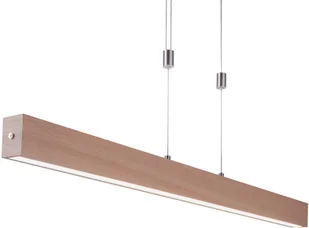 Leuchten Direkt Lampa wisząca LED Amanda wygląd drewna, ściemniana - Lampy sufitowe - miniaturka - grafika 2