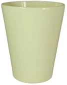 Donice - Cermax Osłonka doniczki Calypso do storczyka 13 cm kremowa T-232-214-13 - miniaturka - grafika 1