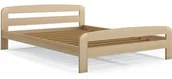Łóżeczka i kojce - Eurotel Łóżko DALLAS drewno SOSNA200x160 + stelaż drewniany - miniaturka - grafika 1