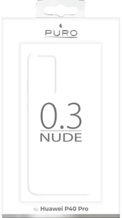 PURO PURO 0.3 Nude etui na Huawei P40 PRO przezroczyste HWP40P03NUDETR - Etui i futerały do telefonów - miniaturka - grafika 3