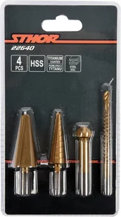 Sthor ZESTAW WIERTEŁ UNIWERSALNYCH 4SZT 22640 - Wiertła - miniaturka - grafika 3