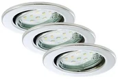 Pozostałe oświetlenie - Briloner Briloner 7225-038- PACK 3x LED Łazienkowe oswietlenie wpuszczane FIT 3xGU10/3W/230V - miniaturka - grafika 1