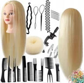 Główki treningowe - Główka głowa treningowa fryzjerska do czesania - miniaturka - grafika 1