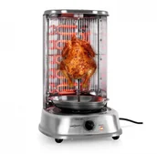 Akcesoria do grilla - oneConcept Kebap MasterPionowy grill 1800W stal szlachetna GQ3-KEBAPMASTERSTEEL - miniaturka - grafika 1