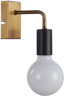 Italux Kinkiet Ivette 1 x 60 W E27 gold black MB-BR16164-W1-G/B - Lampy ścienne - miniaturka - grafika 2
