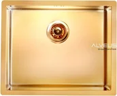 Zlewozmywaki - Alveus MONARCH QUADRIX 50 stal BRĄZ 1103384 - miniaturka - grafika 1