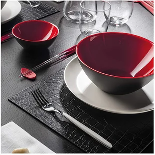 Guzzini My Fusion Miska Czarno-Czerwona Średnica 25,0 2814.25.140 - Miski i półmiski - miniaturka - grafika 13