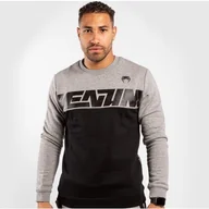 Bluzy sportowe męskie - Venum sklep BLUZA VENUM CONNECT CREWNECK GREY/BLACK - miniaturka - grafika 1