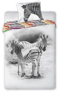 Carbotex Pościel Młodzieżowa 160x200 Zebry Zebra Wild OWL172001_20181018150938 - Pościel dla dzieci - miniaturka - grafika 2