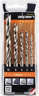 Wiertła - Alpen Wiertła do drewna Hss Co5 Cobalt Pctm 5 - miniaturka - grafika 1
