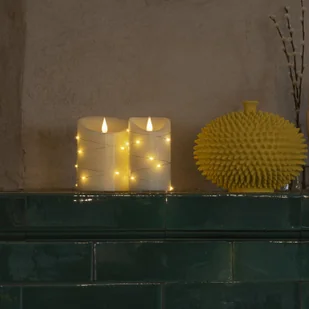 KonstSmide CHRISTMAS Świeca woskowa LED barwa ciepła biel 17,8 cm - Oświetlenie świąteczne - miniaturka - grafika 3