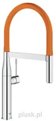 Akcesoria do armatury i ceramiki - Grohe bateria kuchenna Essence kolor chrom / pomarańczowy 30294000 + 30321YR0 30321YR0 - miniaturka - grafika 1