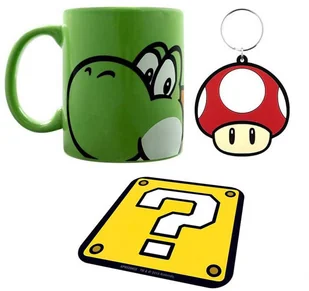 Pyramid International Pyramid International Zestaw prezentowy: kubek, podkładka, brelok do kluczy Super Mario - Zestawy naczyń dla dzieci Pyramid International Pyramid International Zestaw prezentowy: kubek, podkładka, brelok do kluczy Super Mario - Zestawy naczyń dla dzieci - miniaturka - grafika 3