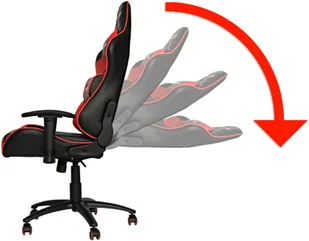 RED FIGHTER Fotel RED FIGHTER C1 Czerwony - Fotele gamingowe - miniaturka - grafika 11