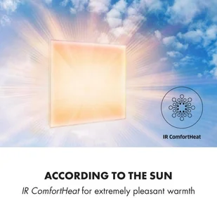 Klarstein Klarstein Wonderwall Smart grzejnik na podczerwień 60x60cm 360W tygodniowy timer IP24 biały ACO14-Wonderwall360S - Ogrzewanie przenośne - miniaturka - grafika 5