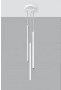 Sollux Lighting Lampa wisząca PASTELO 3P biała - Lampy sufitowe - miniaturka - grafika 2
