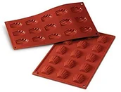 Formy do ciast - Silikomart forma silikonowa Madeleine, Mini, wykonane z terakoty 20.031.00.0060 - miniaturka - grafika 1