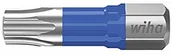 Inne - Wiha T 25 mm TORX 25-TLG. Rozmiar układu: Midi Wieża, Model: PC, Materiały: Metal. w pudełku 1/4" zestaw bitów, niebieski,, 42306 - miniaturka - grafika 1