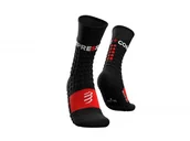 Skarpetki sportowe męskie - Compressport Skarpetki biegowe zimowe PRORACING SOCKS WINTER czarno-czerwone - miniaturka - grafika 1