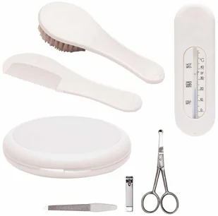 Bebe Jou bébé-jou Zestaw prezentowy do pielęgnacji Biały 424501 kidsinspirations-1100-0 - Szczotki do włosów dla dzieci - miniaturka - grafika 2