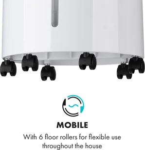 Klarstein Klarstein Waterfall, klimatyzer, schładzacz powietrza, 45 W, 4 litry, 2 wkłady chłodzące, przenośny ACO4-WaterfallW - Klimatory - miniaturka - grafika 10