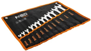 NEO-TOOLS Zestaw kluczy płasko-oczkowy 6-22mm 12szt. 09-752 - Zestawy narzędziowe - miniaturka - grafika 3