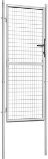 Furtka ogrodowa, galwanizowana stal, 105x250 cm, srebrna - Ogrodzenia - miniaturka - grafika 3