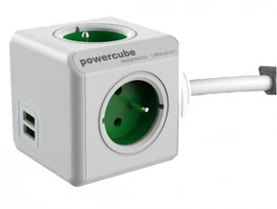 PowerCube Listwa zasilająca Allocacoc Kabel sieciowy 230V przedłużacz 1.5m EXTENDED USB zielony 4 zsuvky 2xUSB port,dětsk pojistka 8718444085812 - Listwy zasilające PowerCube Listwa zasilająca Allocacoc Kabel sieciowy 230V przedłużacz 1.5m EXTENDED USB zielony 4 zsuvky 2xUSB port,dětsk pojistka 8718444085812 - Listwy zasilające - miniaturka - grafika 3