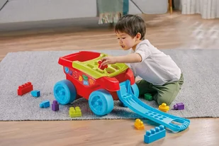 Fisher Price Fisher Price Mega Bloks Wózek Sorter FVJ47 - Klocki - miniaturka - grafika 8
