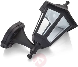 Lampenwelt Zewnętrzna latarnia ścienna LED Iavo z czujnikiem - Lampy ogrodowe - miniaturka - grafika 2