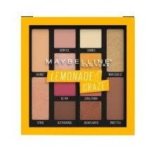 Maybelline Lemonade Craze Eyeshadow Palette paleta cieni róży i rozświetlaczy 12g - Korektory do twarzy - miniaturka - grafika 3