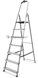 Drabina aluminiowa, 7 stopni wytrzymałość: 125-150 kg (wytrzymałość 125 kg) - Drabiny Drabina aluminiowa, 7 stopni wytrzymałość: 125-150 kg (wytrzymałość 125 kg) - Drabiny - miniaturka - grafika 1