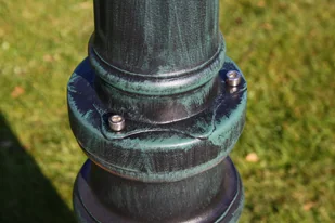 vidaXL Lampa ogrodowa, stojąca ""Mielno"" 230 cm ciemnozielona/czarna - Lampy ogrodowe - miniaturka - grafika 5