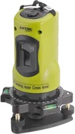 Poziomice laserowe - EXTOL CRAFT laser liniowy, krzyrzowy samopoziomujący (34900) - miniaturka - grafika 1