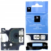 Papier do drukarek - Dymo Taśma Do 45800 19mm 7m Przezroczysta / Czarny - miniaturka - grafika 1