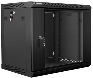 Lanberg Szafa 19" 9U, czarna FLAT PACK WF01-6409-10B - Szafy rack - miniaturka - grafika 2