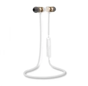GUESS Słuchawki Bluetooth Guepbtgo Biało-złoty - Słuchawki - miniaturka - grafika 3